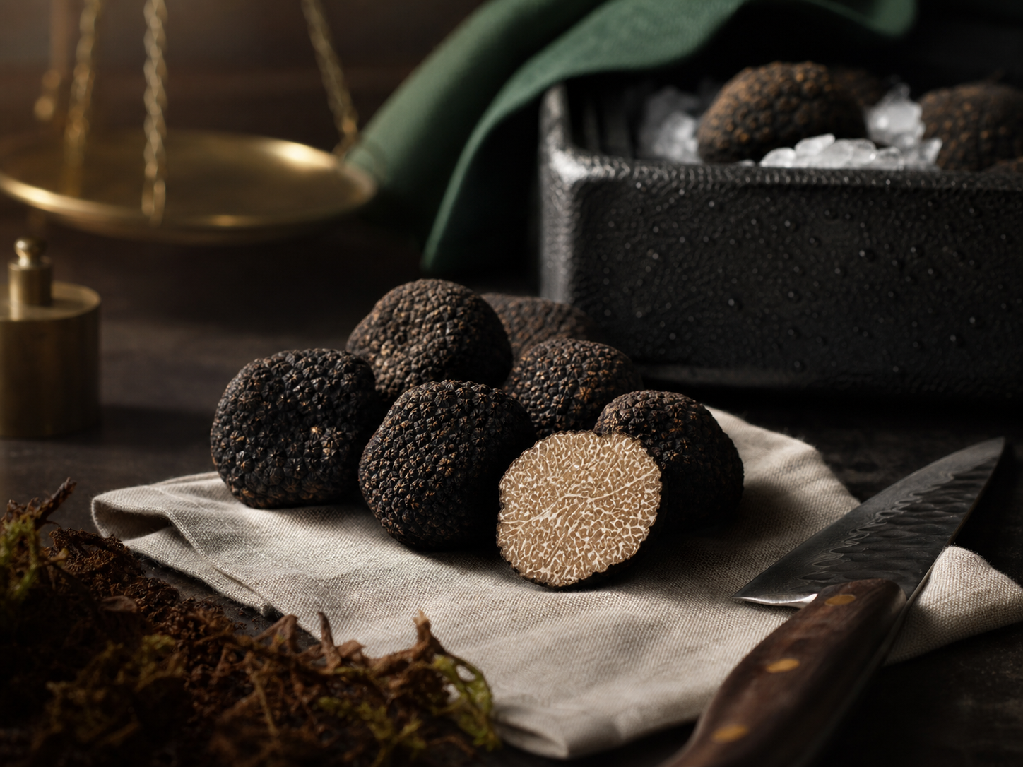 Fresh Bulgarian Truffle Harvest lot with Black Summer Truffle - Tuber aestivum